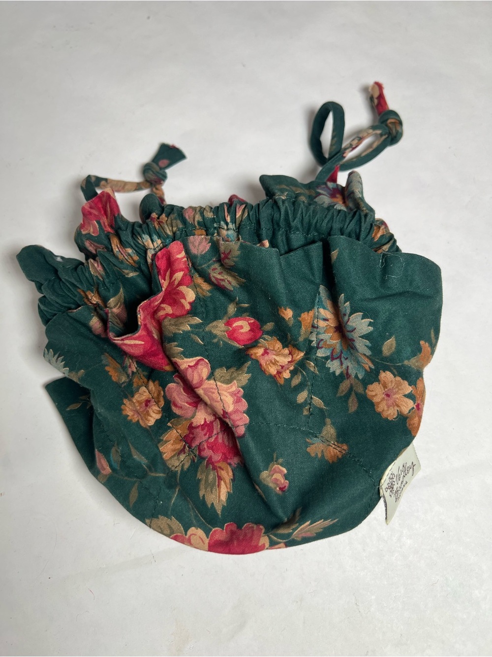 Vintage‎ Vera Bradley greenbriar drawstring pouch